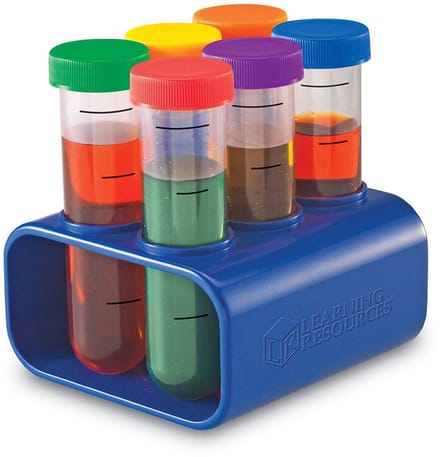 Learning Resources Primary Science® Jumbo Test Tubes with stand - 3+