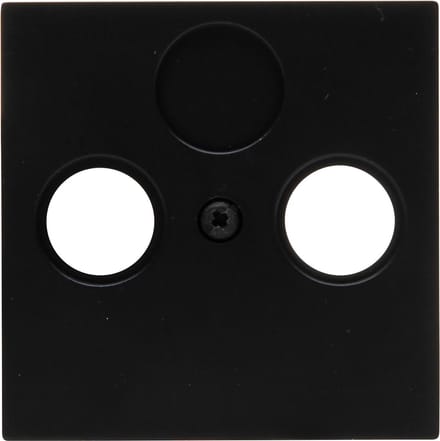 KOPP - Afdekplaat/Centraalplaat - Athenis HK07 - Televisie/Radio - Coax - Mat Zwart