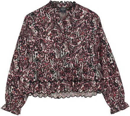 Indian Blue Jeans - Blouse print - Black - Maat 152