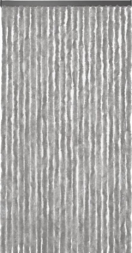 Kattenstaart - Vliegengordijn - Horgordijn - 100cm x 230cm - Grijs