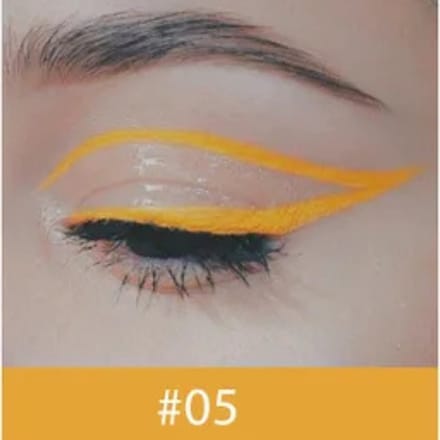 Waterproof Matte Gel Eyeliner - 05 Yellow - 0.2g