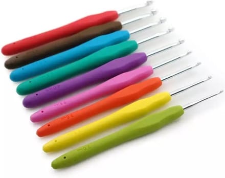 LOUZIR Ergonomische 9-Delige Haaknaaldenset