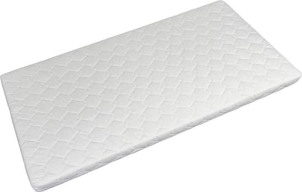 Kindermatras - 160x80x8 cm -  middelhard schuimmatras - met wasbare hoes