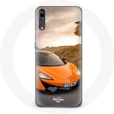 Coque - McLaren - Huawei P20 - Orange - Souple - Sportif orange