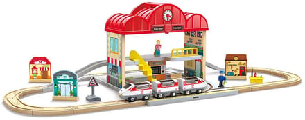 Draagbare treinstationset
