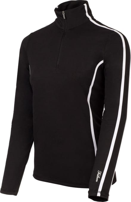 Falcon Jenita Wintersportpully - Maat L  - Vrouwen - zwart/wit