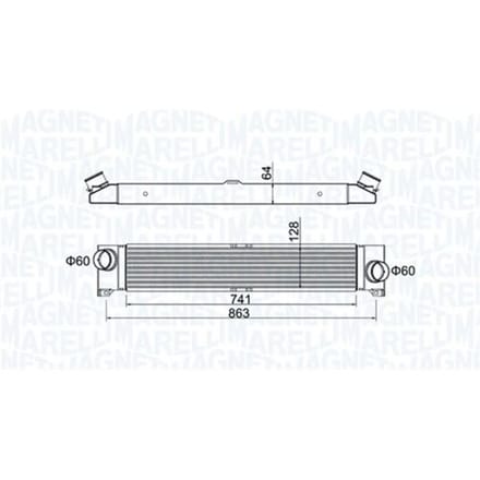 Intercooler MAGNETI MARELLI 351319204230