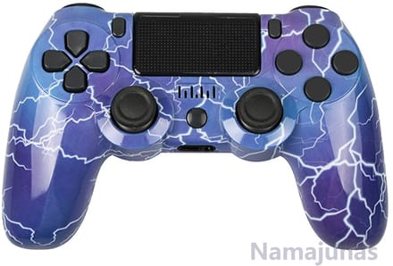 Namajunas - Draadloze Controller geschikt voor PS4/Pro/Slim/PC - Bluetooth gamepad - Geschikt voor Playstation 4 -Zes-assige sensor - LED-lichtbalk en touchscreen-functionaliteit - Audio Jack Input - Gaming Accesoires