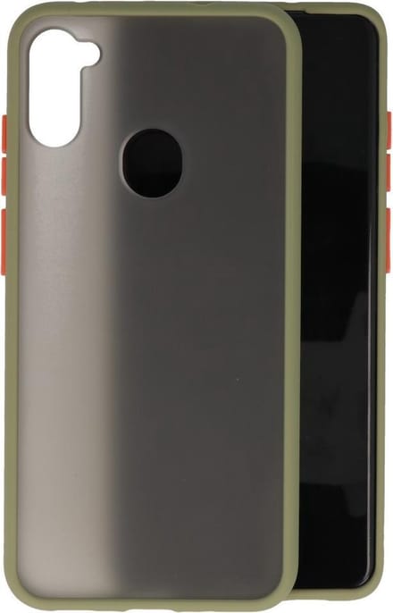 Bestcases Hard Case Telefoonhoesje Samsung Galaxy A11 - Groen