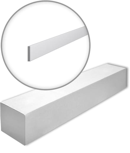 NMC FL10-box WALLSTYL Noel Marquet 1 doos 32 stukken Plint modern design wit | 64 m