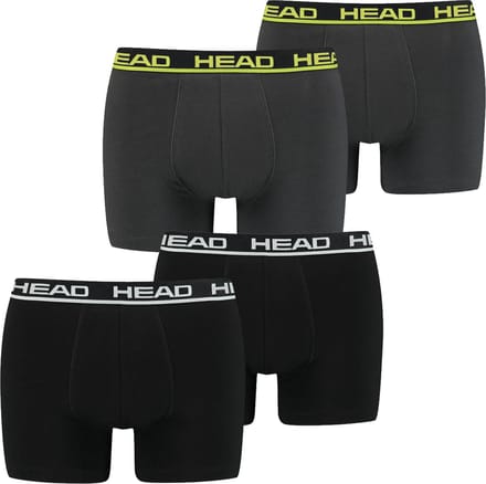 HEAD Heren Boxershorts HEAD BASIC BOXER 4er Pack Veelkleurig L