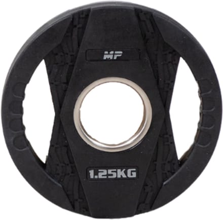 MP2005 Olympische rubber halterschijven 2 grips 1.25 KG