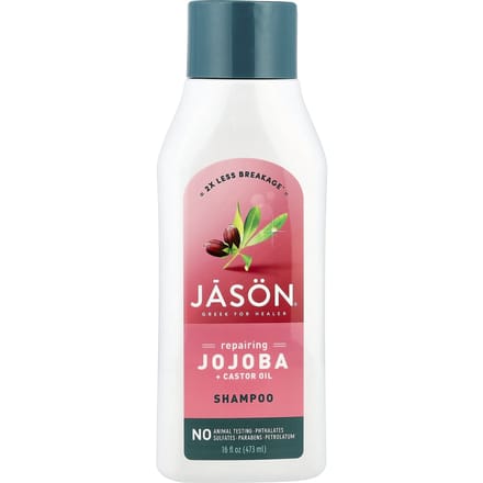 Shampoing Fort & Sain Huile de Jojoba Plus Huile de Ricin, 473ml(16 oz liq.) pink