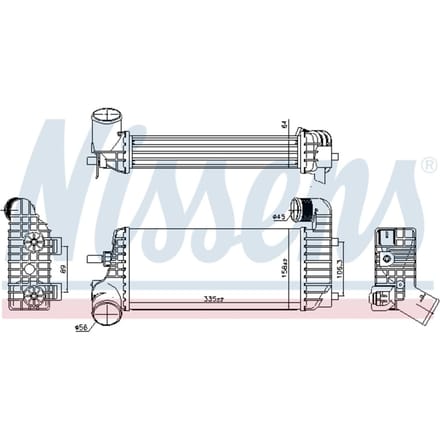 Intercooler NISSENS 96221