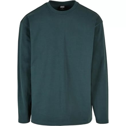 Urban Classics - Ultra Heavy Oversized Longsleeve shirt - M - Groen