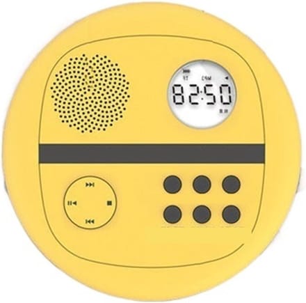 Draagbare Cd-speler - Mp3 Dvd - Muziek Luisteren - Ingebouwde Batterij - 340 g - Beige