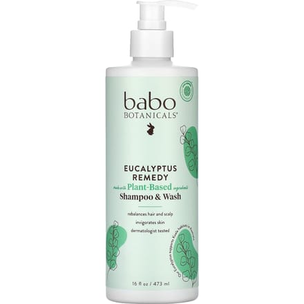 Babo Botanicals, Eucalyptus Remedy Shampoo & Wash, 16 fl oz (473 ml) white