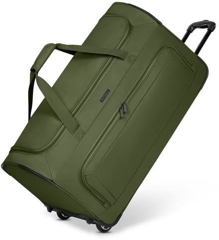 REDOLZ Reistas Trolley Duffle Essentials Wheeled Duffle Olive Olijfgroen 71cm