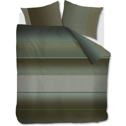 Kardol Shade dekbedovertrek - Tweepersoons - 200x200/220 - Groen
