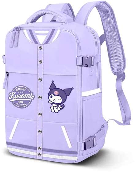 Karactermania Hello Kitty Kuromi Varsity 18l Rugzak Paars