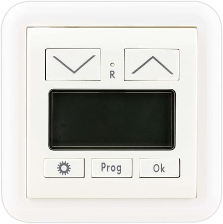 Witte Afdekking voor Timer - Vario Schakelmateriaal - Modulair en Stijlvol