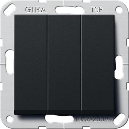 Gira Systeem 55 Installatieschakelaar - 2830005