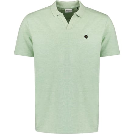 No Excess Polo v melange mint