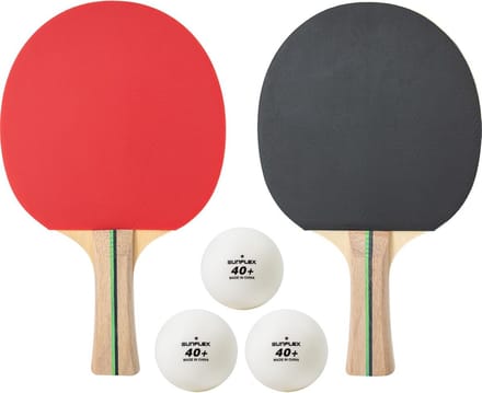 Tafeltennis Set Midi met 2 Rackets en 3 Ballen