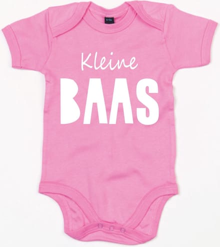 Rompertje KleineBaas-Bubble Gum Pink-12-18 Maanden
