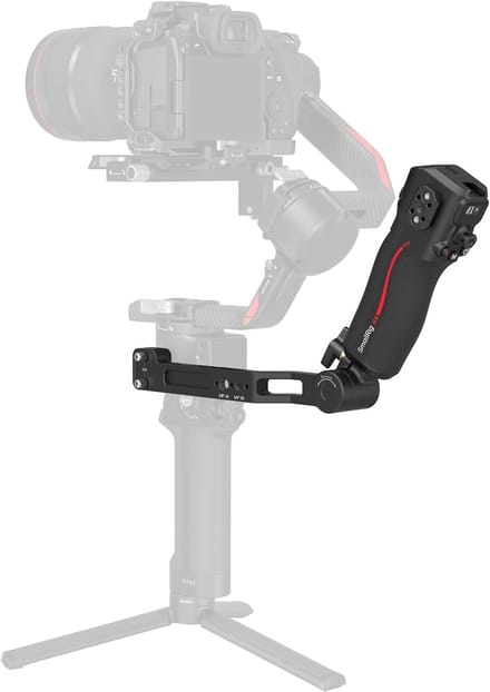 Verstelbare Schouderhandgreep voor Gimbal Stabilizer, Focuscontrole, Joystickbediening en Maximaal 6 kg Draagvermogen