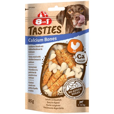 8in1 Tasties Kip Calcium Bones - 3 x 85 g