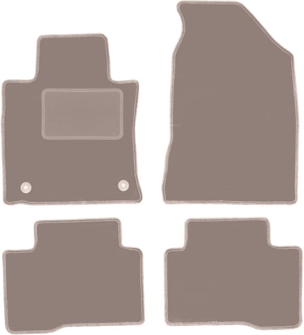 Beige veloursmatten voor: SsangYong Tivoli SUV (2015-)