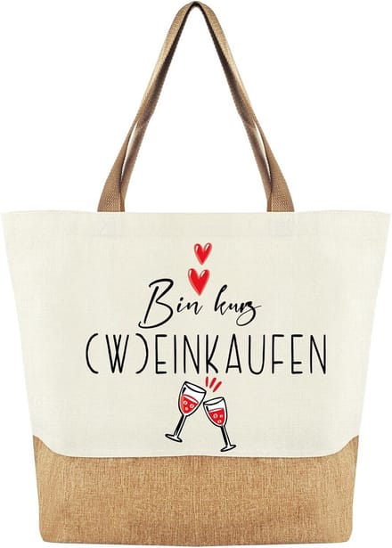 Duurzame Jute Tas voor Dames - Trendy Shopper en Cadeau
