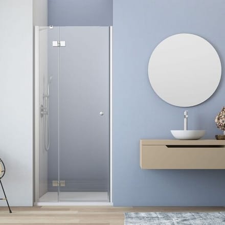 GEO maw flex hinged door with fixed part for niche, 80 cm AN3000800L2360