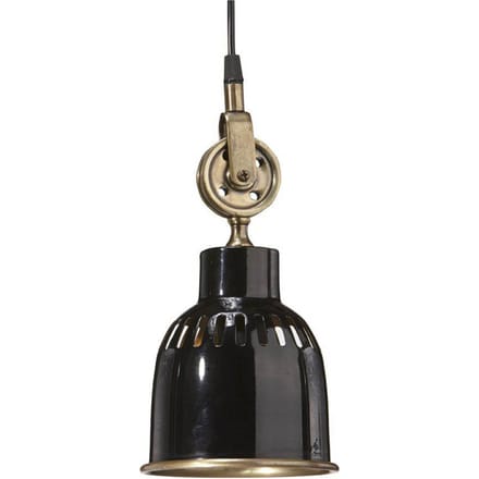 PR Home Cleveland hanglamp 14 cm zwart/messing