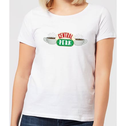 Friends Central Perk dames t-shirt - Wit - S