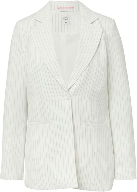 Vrouwenblazer met fijne strepen QS