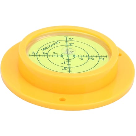 90x17mm Meetinstrument Ronde Waterpasbel met Schaal voor Camera Platform Balans yellow