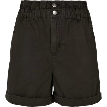 Urban Classics - Paperbag Korte broek - Taille, 28 inch - Zwart