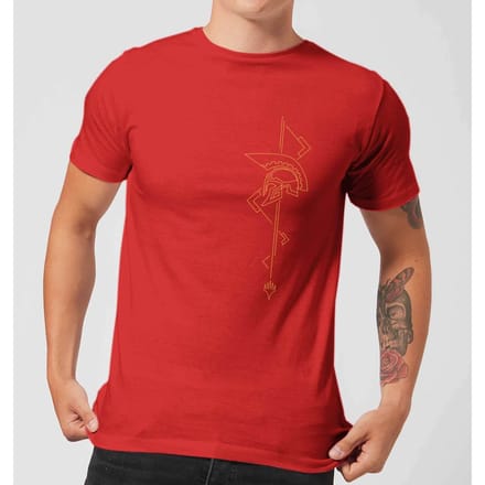 Magic: The Gathering Theros: Beyond Death Asymmetrical Helmet Men's T-Shirt - Red - S