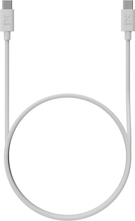 Xtorm Go2 USB-C PD 100W Kabel - 1 Meter - Snellader - Extra stevige USB-C Kabels - Power Delivery Oplaadkabel geschikt voor Laptop/MacBook - Wit