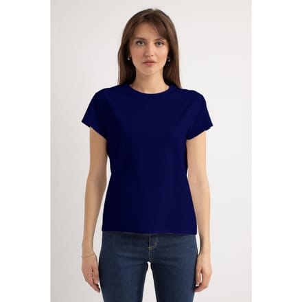 Josephine & Co Harper Ss T-shirt Navy Größe: M | Hemden Outlet | Damen | Blau