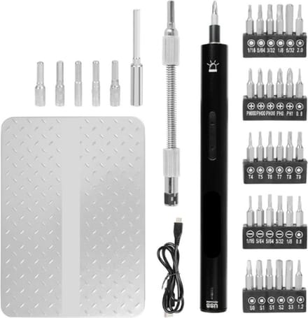 Mercadome® Elektrische schroevendraaier - Schroevendraaierset - Klussen - Reparatie - Oplaadbaar - 3.6V