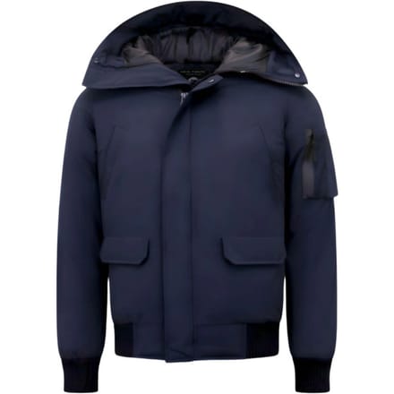 Heren Winterjassen Korte Model- 8821 - Blauw