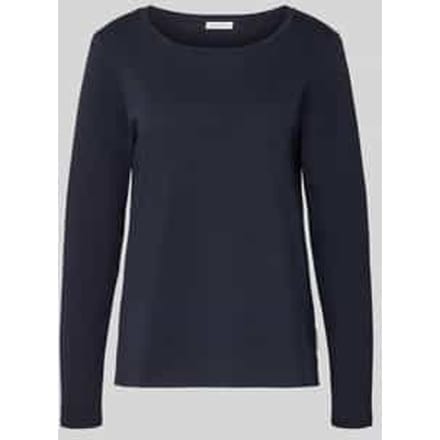 Shirt met lange mouwen van katoen met logodetail
