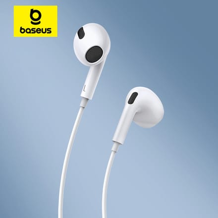Baseus C17 bedrade oortelefoon Type-C met microfoon in-ear bedrade hoofdtelefoon voor Xiaomi Samsung NOTE 10 NOTE 20 S21 S20 mobiele telefoon headsets