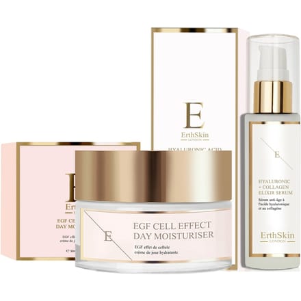 EGF Cel Effect Dag Moisturiser 50ml + Hyaluronzuur & Collageen Serum - 60ml