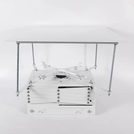 Projector Lift - Motorische Beugel - Verbergen Beamer - Stille Motor - 1 Meter Uitschuifbaar - Wit
