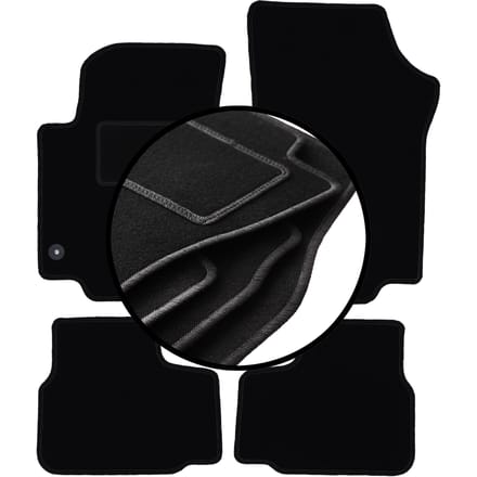 Set veloursmatten voor: Seat Mii hatchback (2011-)