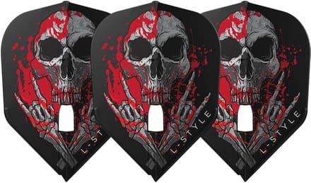 Professionele Dart Flights Zwart - Set van 3 Stuks voor Stevige Pijltjes